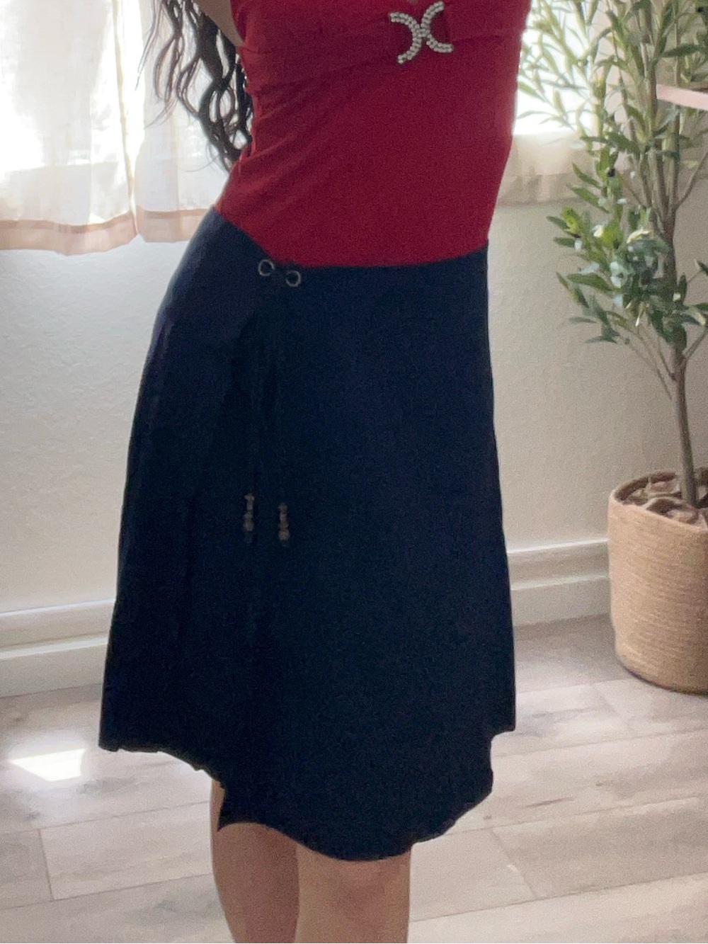 Comfy Navy Skirt Sz.M